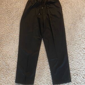 Men's Black Drawstring Casual Pants